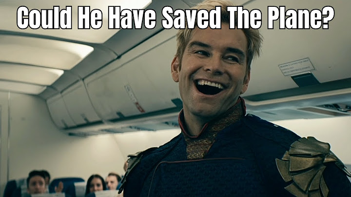 Could Homelander Have Saved The Plane?