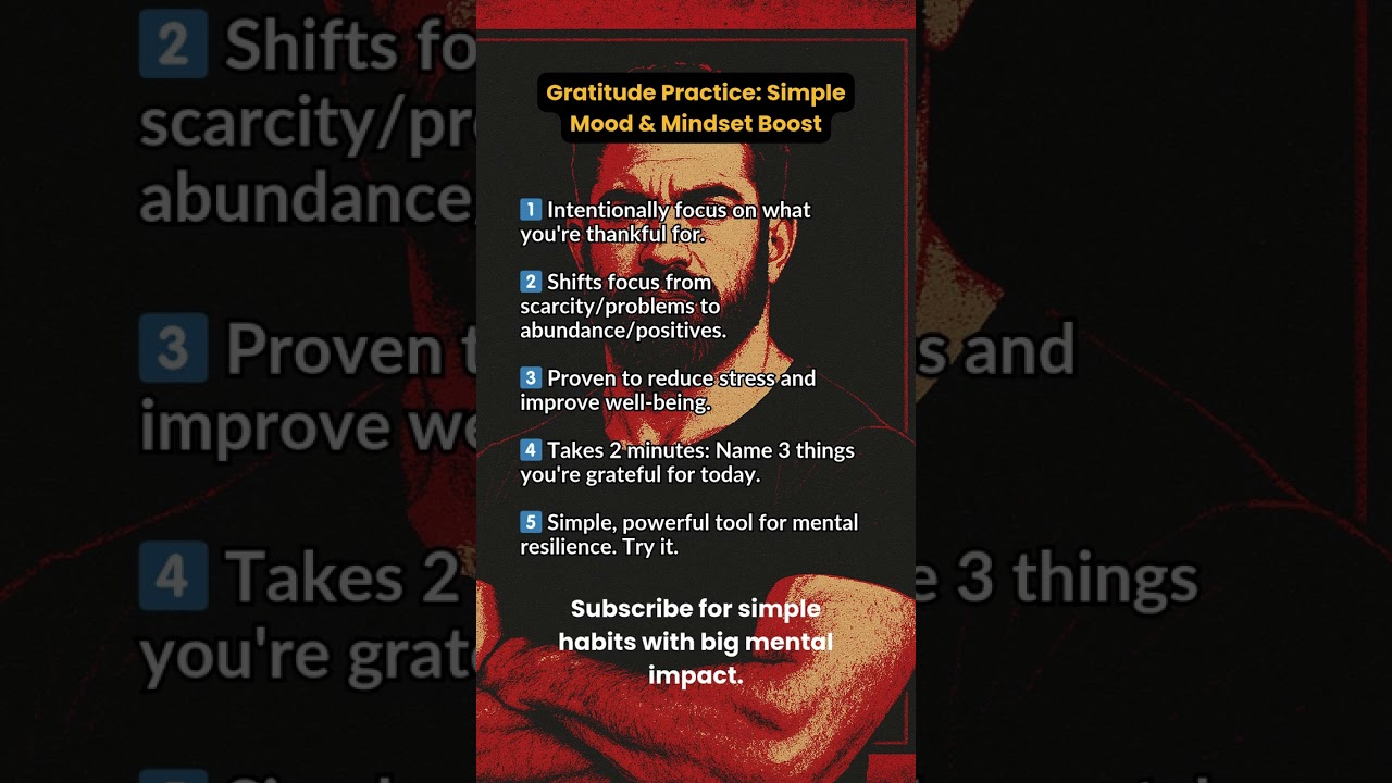 🙏 Simple Gratitude Practice: BOOST Mood!