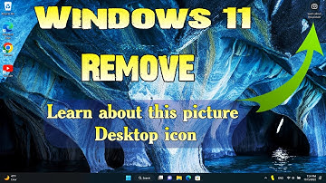 How to remove Learn more about this picture icon in Windows 11