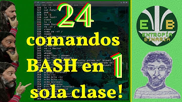 ¡24 comandos BASH en una sola clase! ¡Y más! (Video I/II)