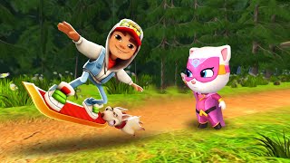 КТО КРУЧЕ? ГОВОРЯЩАЯ КОШКА АНДЖЕЛА - TALKING ANGELA VS JAKE из игры SUBWAY SURFERS! ТОП БАТТЛ! #337 КТО КРУЧЕ? ГОВОРЯЩАЯ КОШКА АНДЖЕЛА - TALKING ANGELA VS JAKE из игры SUBWAY SURFERS! ТОП БАТТЛ! #337