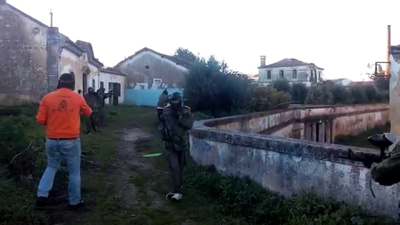 Paintball com Escola de Capoeira Gingarte Beja / Parte 1 YouTube