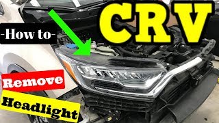 20172018 CRV How to Remove Headlight