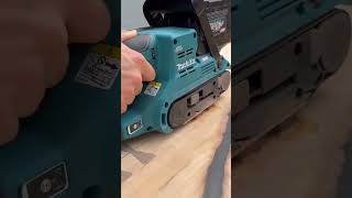 the process of sanding the ribbon tie so that it looks unified #shorts