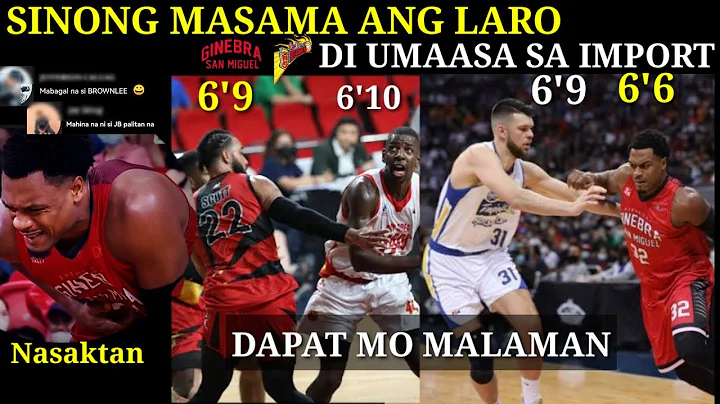 GINEBRA VS MAGNOLIA | SMB VS BAY AREA DRAGON | JUSTINE BROWNLEE Devon Scott STATS | PBA UPDATE 2022