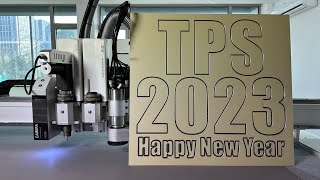 Happy Chinese New Year! - ACM material cutting on TPS X9-2516 digital cutting machine