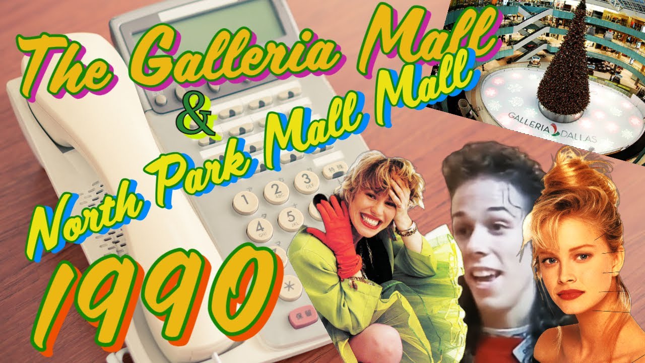 1990 Northpark Mall and the Galleria Mall in Dallas, Texas 