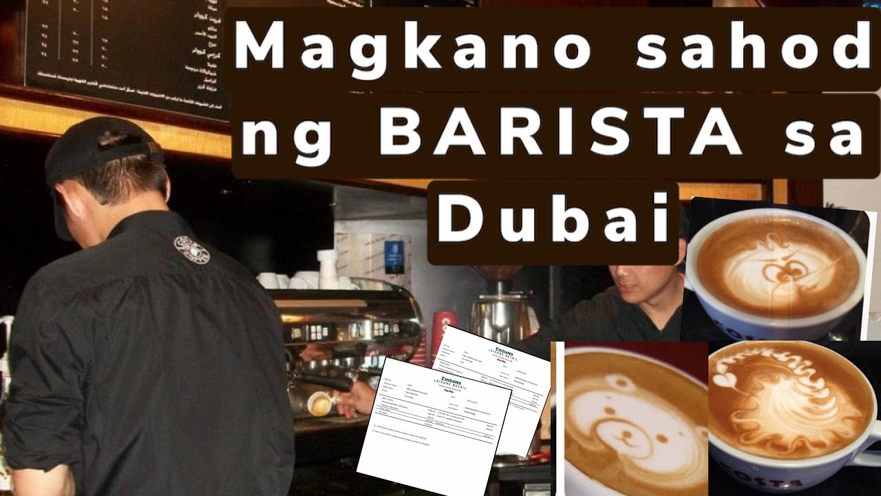 Magkano sahod ng isang Barista sa Dubai with Payslip😂 | OFW life #Vlog2