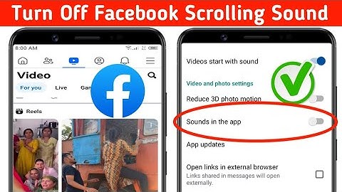 How to Turn Off Facebook Scrolling Sound On iPhone 2024 | Turn Off Facebook Sound When Scrolling