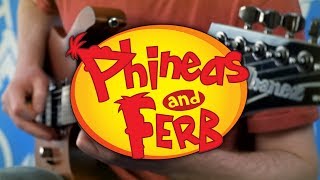 Video thumbnail of "Phineas and Ferb Theme on Guitar"