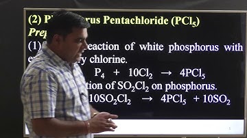 CHXII-7-11 Halides of Phosphorus, By Shukla Sir, Pradeep Kshetrapal channel