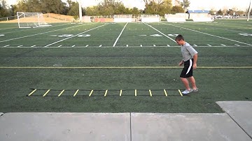Improving Foot Speed: Agility Ladder Drills Part 1 - A Ryan Hicks QB1 Video