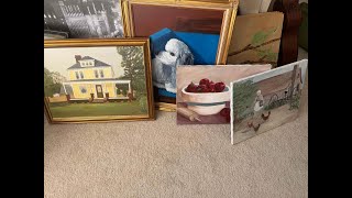 What to do with Moms Paintings?