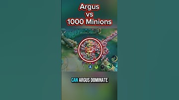 Argus vs 1000 Minions #argus #mlbb #mobilelegends