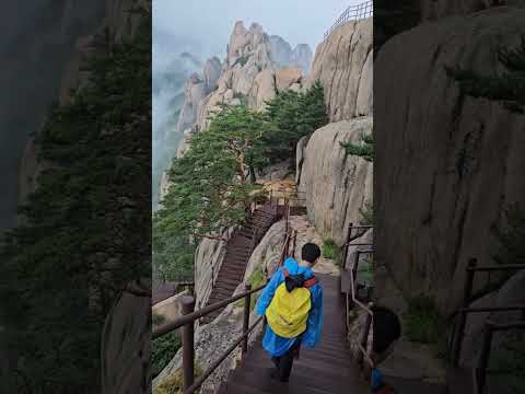 여름휴가중 우중산행 설악산 울산바위코스