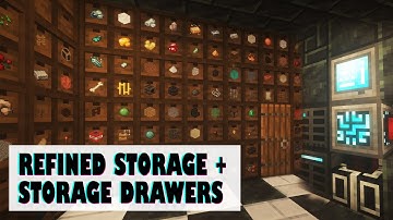 Refined Storage And Storage Drawers + Thermal Expansion Tutorial - Minecraft 1.18