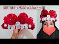 Mahkota merah putih untuk topi karnaval dari kertas ll Hiasan karnaval 17 Agustus l Tutorial Mahkota