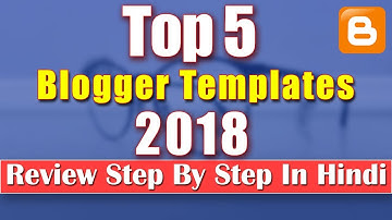 Top 5 Blogger Templates Download Free 2018 [kamalgrd]