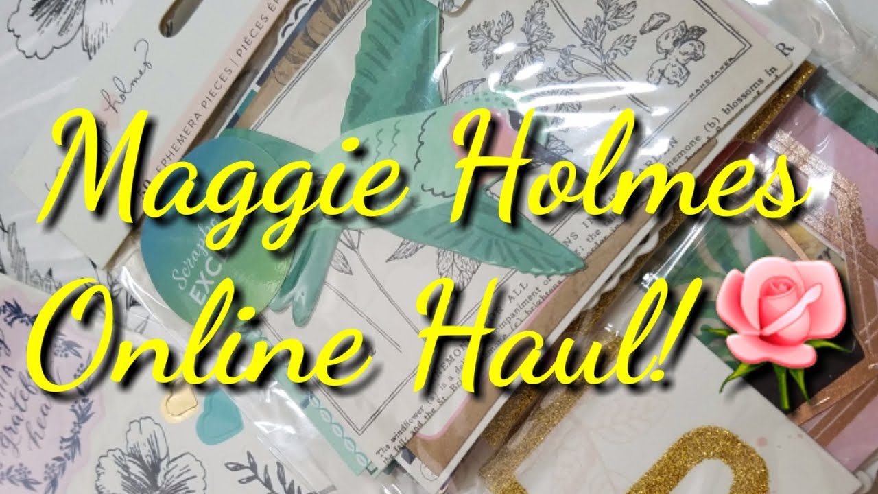 Maggie Holmes Collections @ Scrapbook.com and Amazon! - YouTube