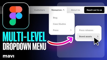 MULTI-LEVEL DROPDOWN MENU (Web Design Series ep. 35 • #free #ux #ui #course)