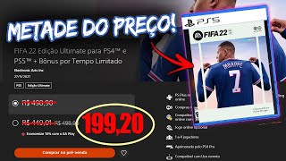 COMPRE O FIFA 22 COM DESCONTO E PELA METADE DO PREÇO 