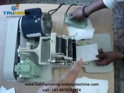 expiry date printing machine, semi automatic batch coding machine, batch coder, date printer