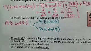 Unit 4A. Probability Lesson 2 first part