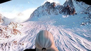 THE WITCHER 3 - Geralt in the world of White Frost [4K, 60fps]