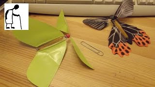 Can I make a Rubber Band Powered Fluttering Butterfly toy?