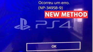 How to Fix PS4 Error Code NP-34958-9 (New Method)