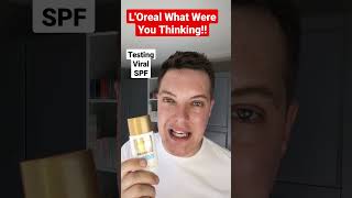 ❌ LOréal THIS IS BAD - LOreal UV Defender Sunscreen Review shorts