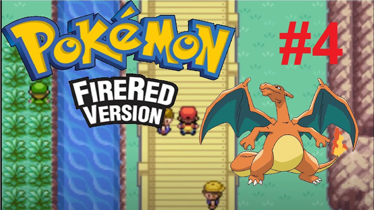 POKÉMON FIRE RED RANDOMIZER 4 Nugget Bridge, Rota 24 e Charizard