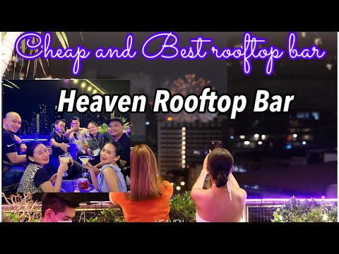 CHEAP AND BEST ROOFTOP BAR IN BANGKOK HEAVEN ROOFTOP BAR SILOM BANGKOK THAILAND