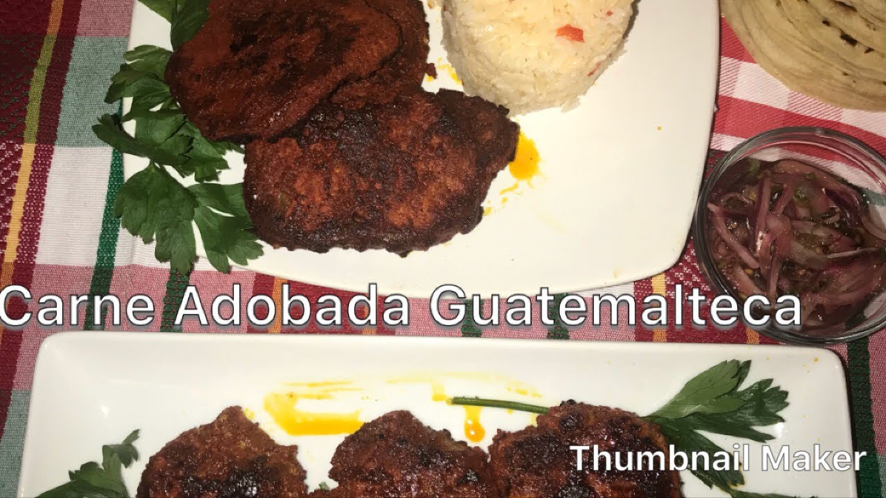 Carne Adobada Guatemalteca - YouTube