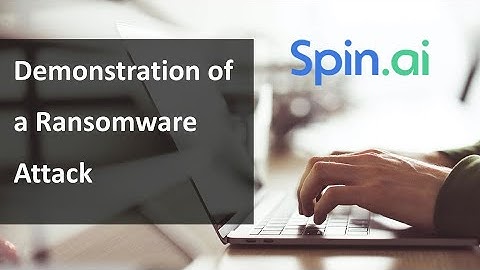 Ransomware Attack in the Cloud Protected by SpinOne from Spin Technology
