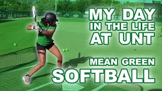 My Day in the Life as a Student Athlete | Mean Green Softball | College Vlog