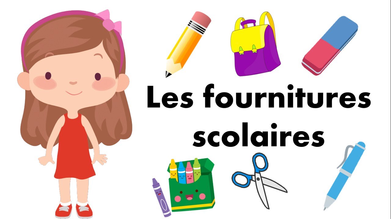 Apprendre les fournitures scolaires en français