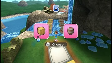 Wii Party Board Game Island - Nicky vs Anna vs Nick vs Luca