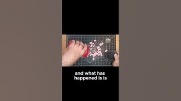 Shake, Shake:  Texturing Foam Bricks in Minute #tabletopterrain #warhammerterrain