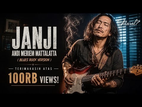 JANJI - ANDI MERIEM MATTALATTA | BLUES ROCK VERSION 🎸🔥 Slow Rock Indonesia Penuh Emosi