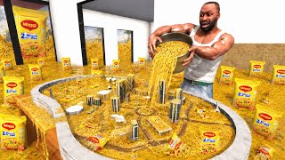 Franklin Found Tiny Maggi City & Control Entire City in Indian Bike Driving 3D screenshot 2