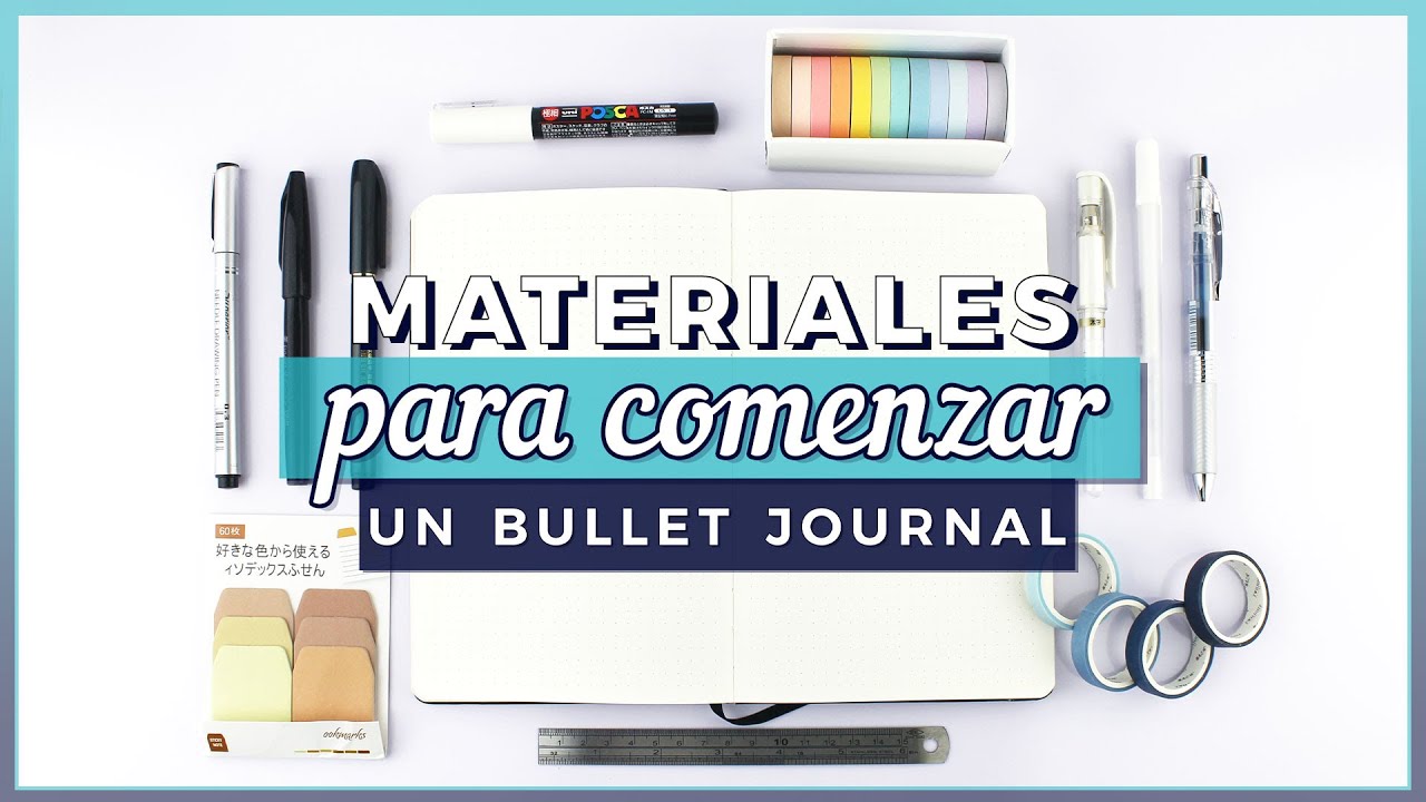 Equipo esencial del kit Bullet Journal