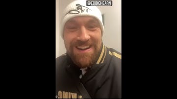 TYSON FURY TROLLS EDDIE HEARN!