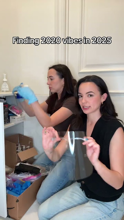 Cleaning out mom’s cabinets when… 😷