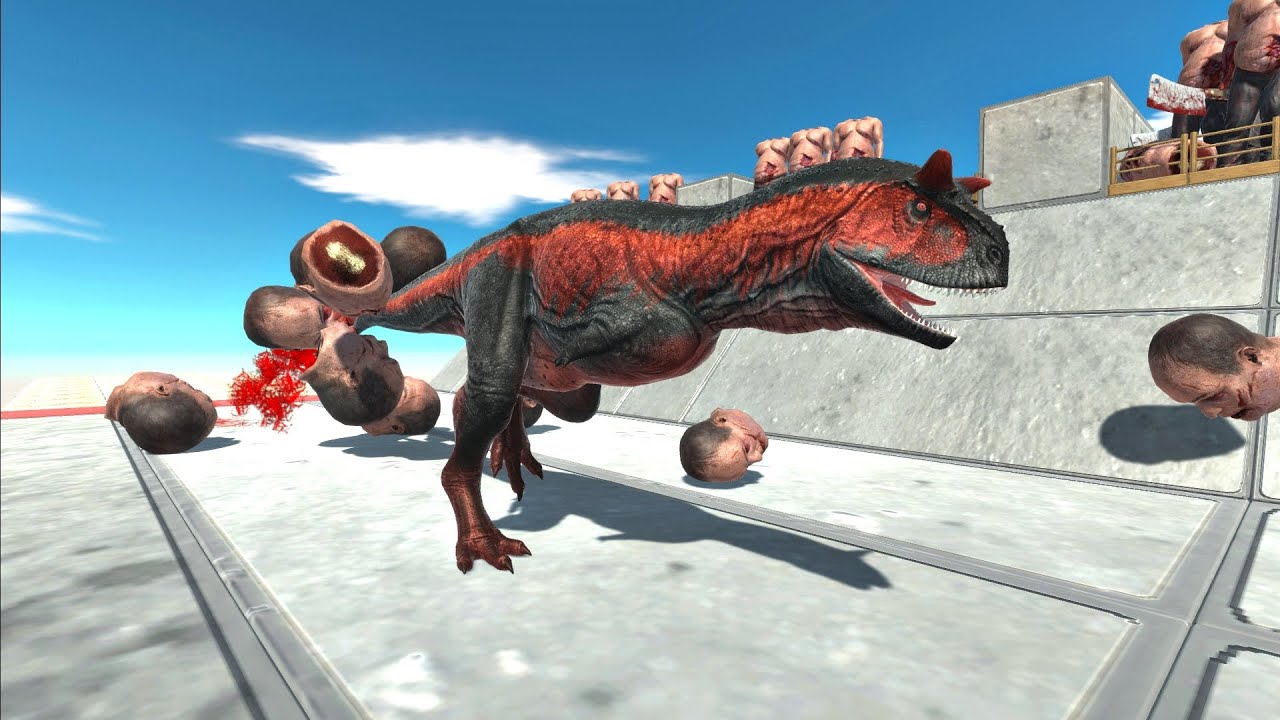 Run away from the Headless Hulk attack - Animal Revolt Battle Simulator