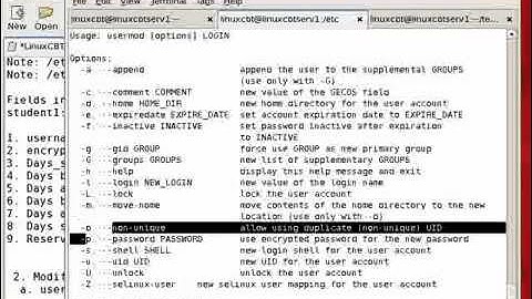 Redhat Enterprise linux 5 User   Groups Part2   YouTube