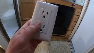 Receptacle Relocation - 2015 Nucamp Tab Max-s trailer