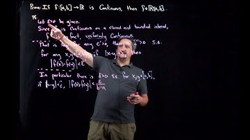 Continuous Functions are Riemann Integrable