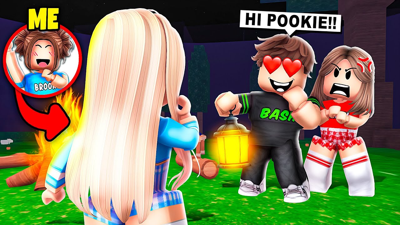 I Pretended To Be a RICH E-GIRL, To Test My CRUSH In 99 Nights In The Forest!