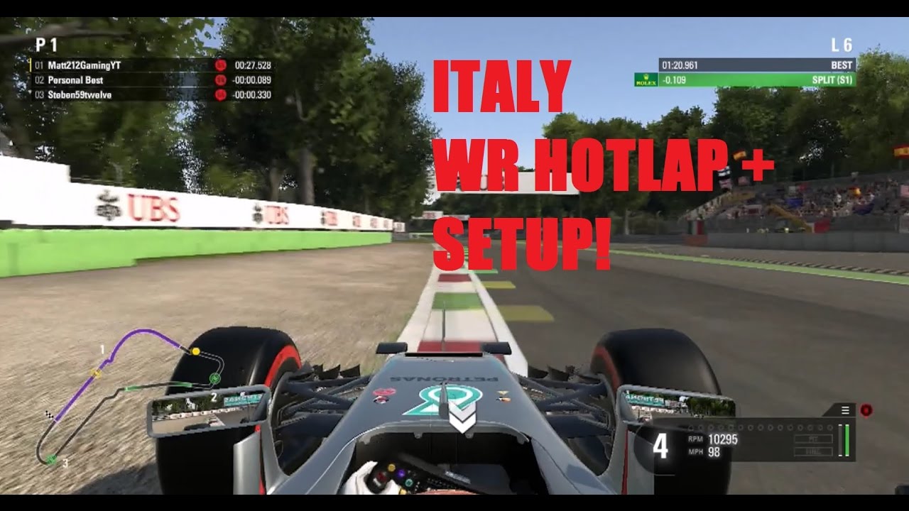 F1 2016 Italy WORLD RECORD 